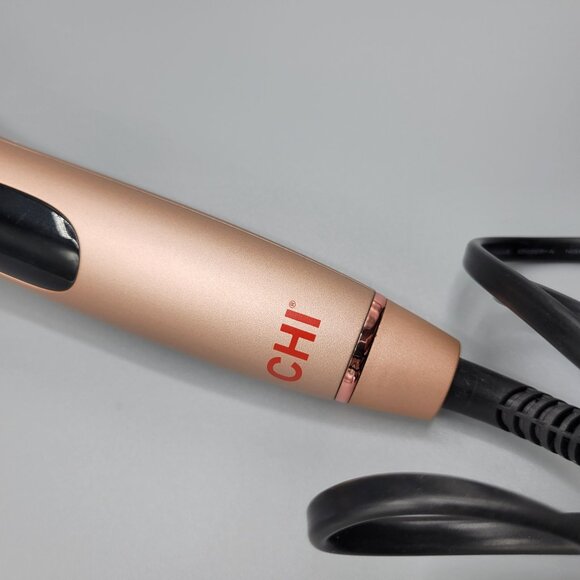 Chi Spin N Curl Ceramic Rotating Hair Curler Rose Gold No Box - Picture 3 of 12